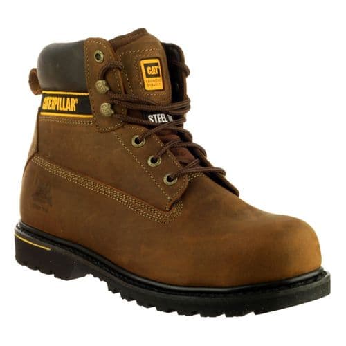 Caterpillar CAT Holton S3 Goodyear Welted Safety Brown